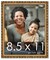 8.5x11 Museum-Quality Picture Frame with UV-Resistant Acrylic & Acid-Free Backing, Available in 4 Finishes - Gold, Silver, Bronze, and Black